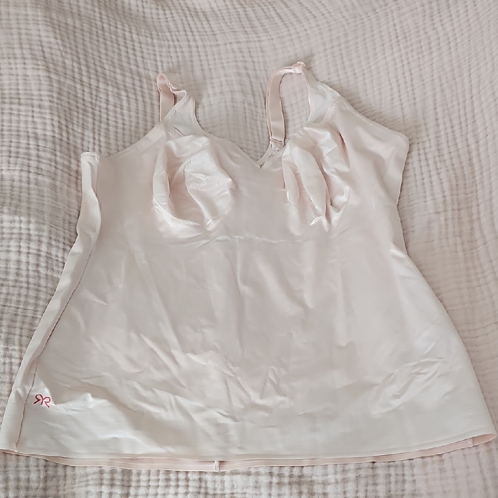 Ruby Ribbon Light Pink Sheer Cami Size 46 New Without Tags